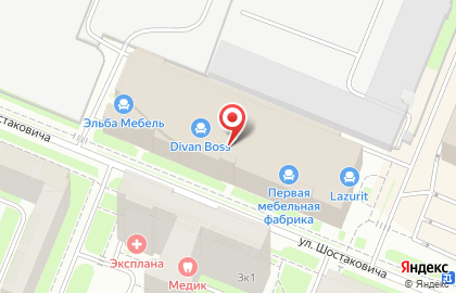 Торгово-производственная компания Двери-Арена на проспекте Просвещения на карте
