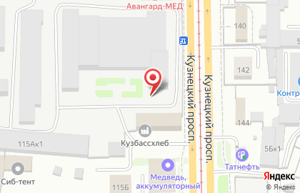 ООО Кузбассхлеб на Кузнецком проспекте на карте