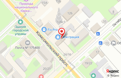 Квадратный метр в Великом Новгороде на карте