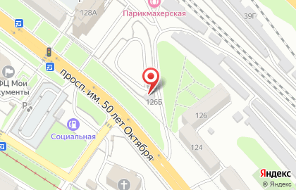 Автостоянка в Саратове на карте