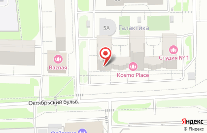 Магазин товаров для праздника Весёлая Затея на Октябрьском бульваре на карте