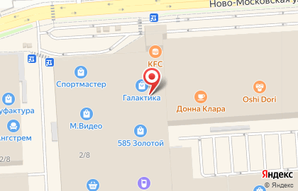 Магазин косметики и парфюмерии Л`Этуаль на Ново-Московской улице на карте