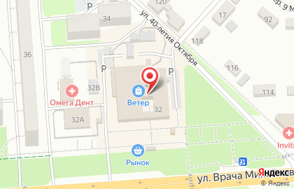 Амазонка на улице Врача Михайлова на карте