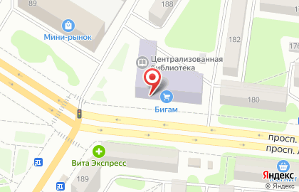 Федеральная сеть магазинов водоснабжения и отопления H2O на проспекте Ленина на карте