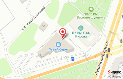 Интим-бутик Voger в Левобережном районе на карте