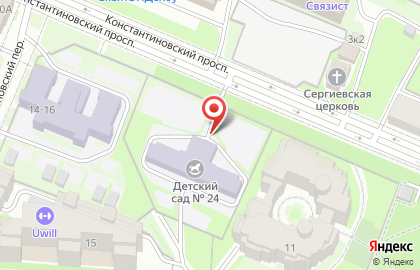 Детский сад # 72 Общеразвивающего Вида, с Приоритетным Осуществлением Развития Естественно-научных Представлений Воспитанников на карте