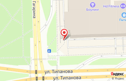 Кафе Кафе-бистро в Московском районе на карте