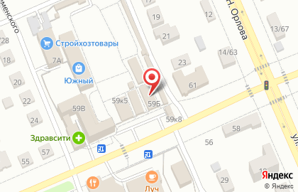 Магазин овощей и фруктов на улице Ашмарина на карте