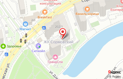 Студия красоты New Style в Карасунском районе на карте