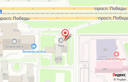 Общественная спортивная организация Челябинская областная федерация ушу в Калининском районе на карте
