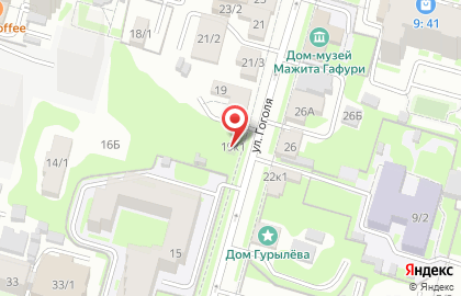 Автостоянка в Уфе на карте