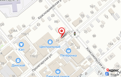 Диво на Пролетарской улице на карте