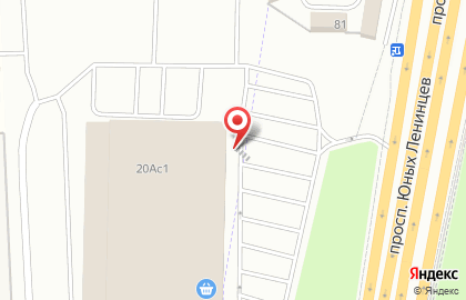 QIWI Post на проспекте Юных Ленинцев на карте