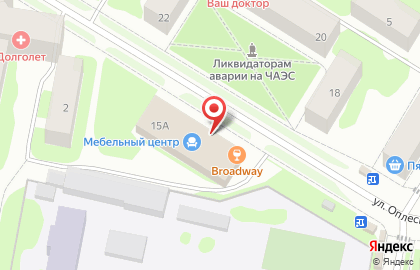 Мебельный центр в Сыктывкаре на карте