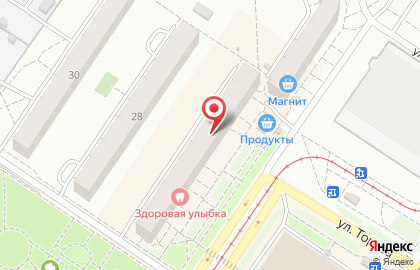 Магазин автотоваров АвтоСила в Заводском районе на карте