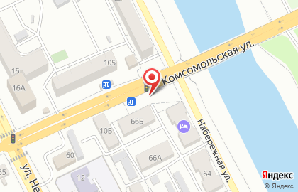 Продуктовый магазин Эконом на Комсомольской на карте