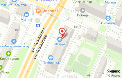 Мастерская по ремонту одежды в Тракторозаводском районе на карте
