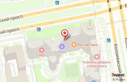 Стоматологический центр Эксперт на Коломяжском проспекте на карте