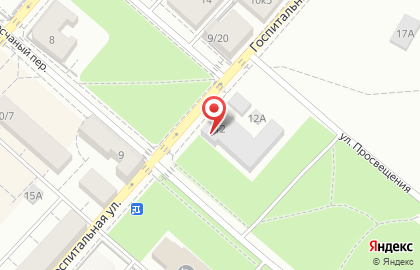 Типография Алайте-СПб на Госпитальной улице на карте