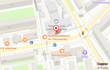 Продуктовый магазин на улице Володарского на карте