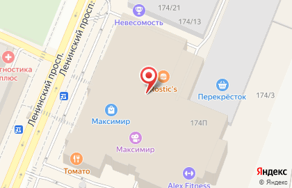 Ресторан быстрого питания Бургер Кинг на Ленинском проспекте на карте