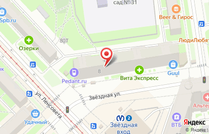 Связной в Московском районе на карте