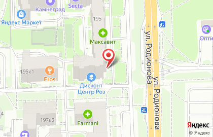 Магазин цветов и праздничного декора в Нижегородском районе на карте