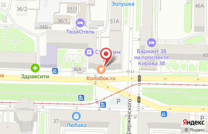 Общественная организация Всероссийский Электропрофсоюз на проспекте Кирова на карте