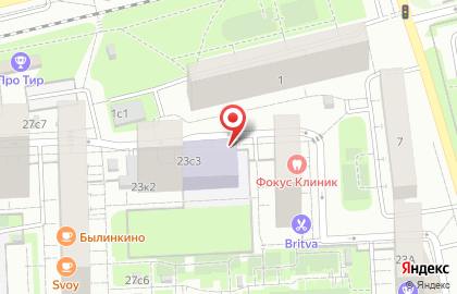 Частная школа-детский сад ONE! International School на Хорошевской на карте
