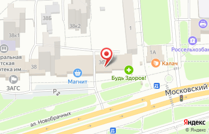 Кафе Вишневый сад на Московском проспекте на карте