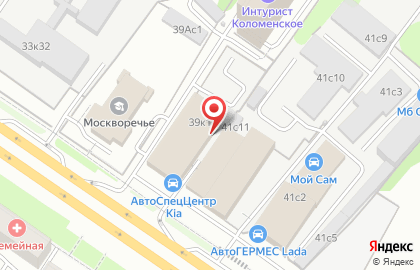 Автосалон АТП на Каширском шоссе на карте