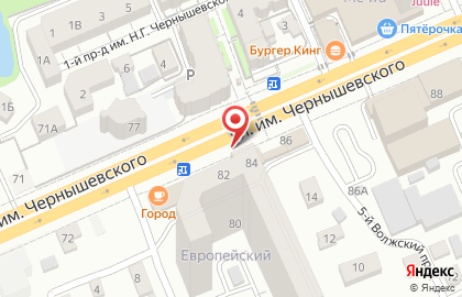 Лига ставок в Октябрьском районе на карте