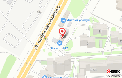 Компания БетаКонсалт на улице Антонова-Овсеенко на карте