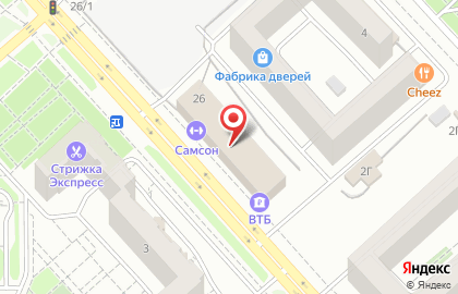 Ипотечный и кредитный брокер WINFIN в Советском районе на карте