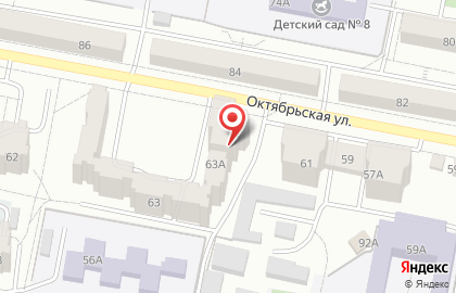 Политическая партия Новые люди на Октябрьской улице на карте