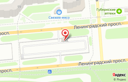 Автостоянка Восточная на Ленинградском проспекте на карте