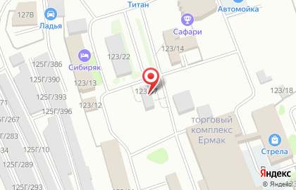 Кафе быстрого питания Мега Пицца в Тобольске на карте