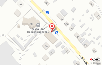 Супермаркет Семейный на Центральной улице на карте