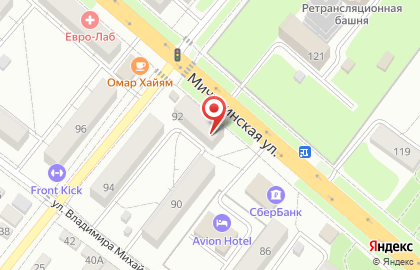 Салон-парикмахерская Татьяна на Мичуринской улице на карте