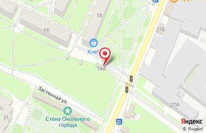 Магазин мясопродуктов Бизон на улице Труда на карте