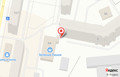 Супермаркет Зеленая линия в Центральном районе на карте