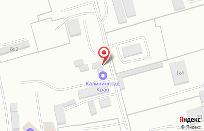 Компания по аренде спецавтотехники и опалубки Калининград Кран на Мелиоративной улице на карте