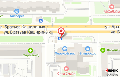 Салон-магазин Аленький цветочек на улице Братьев Кашириных на карте