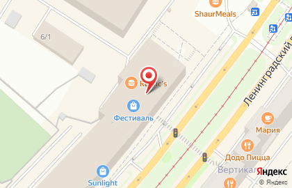 Ресторан быстрого питания Subway в 192-м квартале на карте