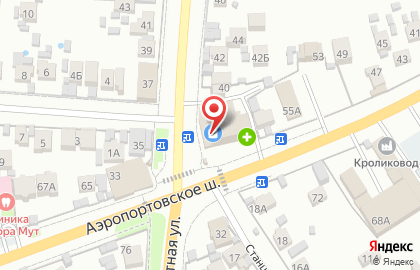 Магазин канцтоваров на Аэропортовском шоссе на карте