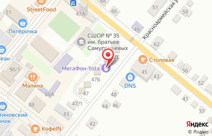 МегаФон в Ростове-на-Дону на карте