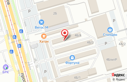 Трикотажная лавка в Железнодорожном районе на карте