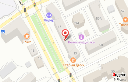 Магазин Детки-Конфетки на улице Дзержинского на карте