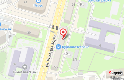 Служба заказа товаров аптечного ассортимента Аптека.ру на улице Рихарда Зорге на карте