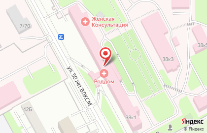 Подольский родильный дом на карте
